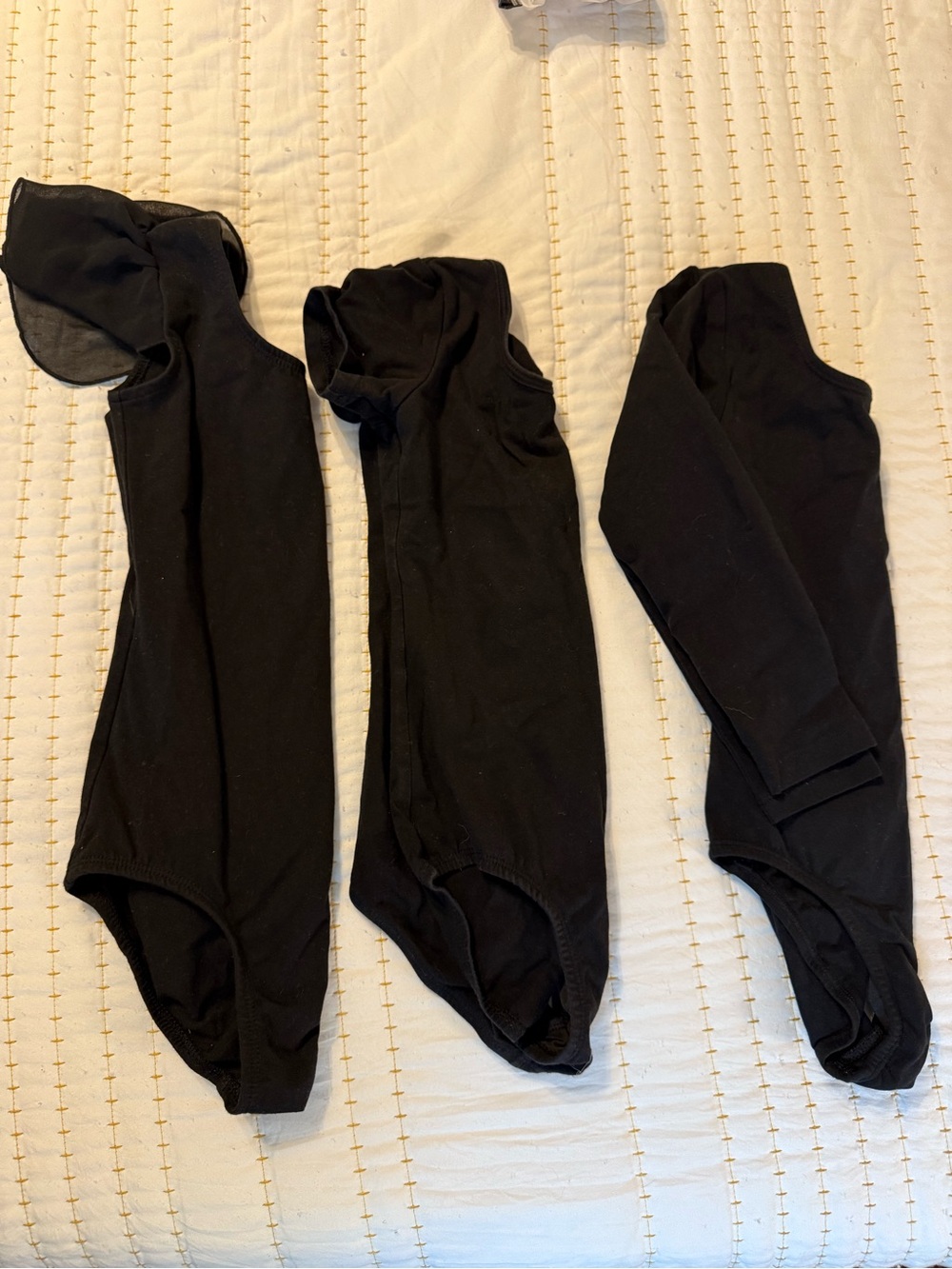 Bundle of Black Dance Leotards